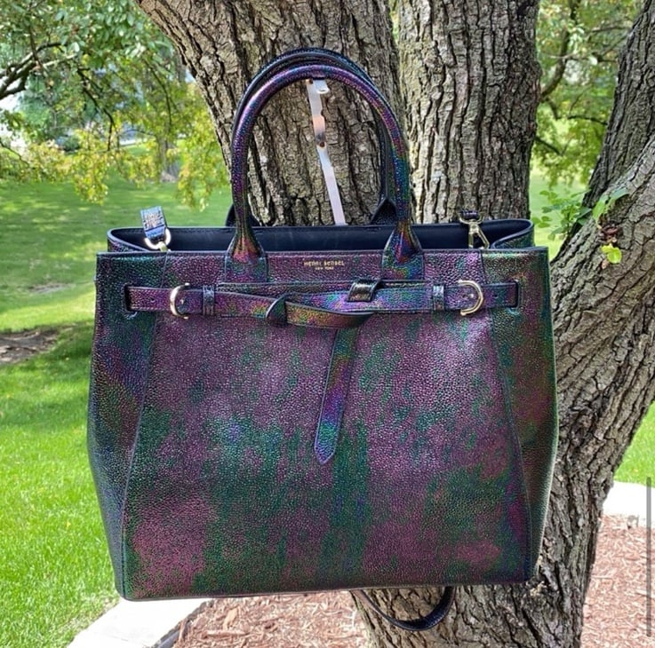 Henri Bendel Petrol Belmont Tote Bag