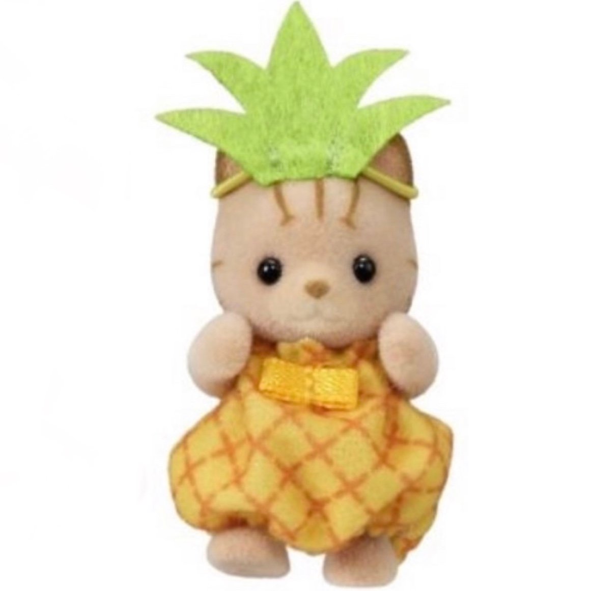 Calico Critters Striped Cat Baby Apricot & Pineapple Costume