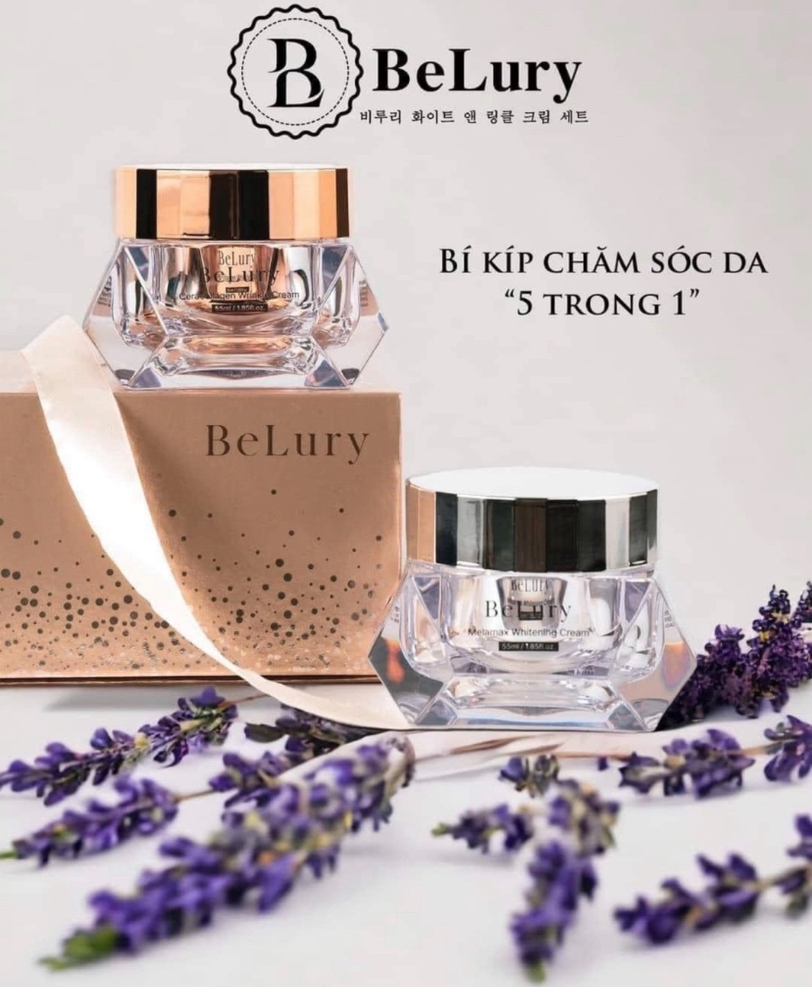 BeLury White and Wrinkle Cream Set