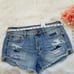 American Eagle Tomgirl Shortie Distressed Shorts