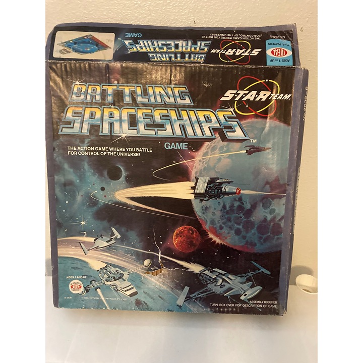 RARE Vintage 1977 Ideal Toys Battling Tops Spaceships Edition Parts Only