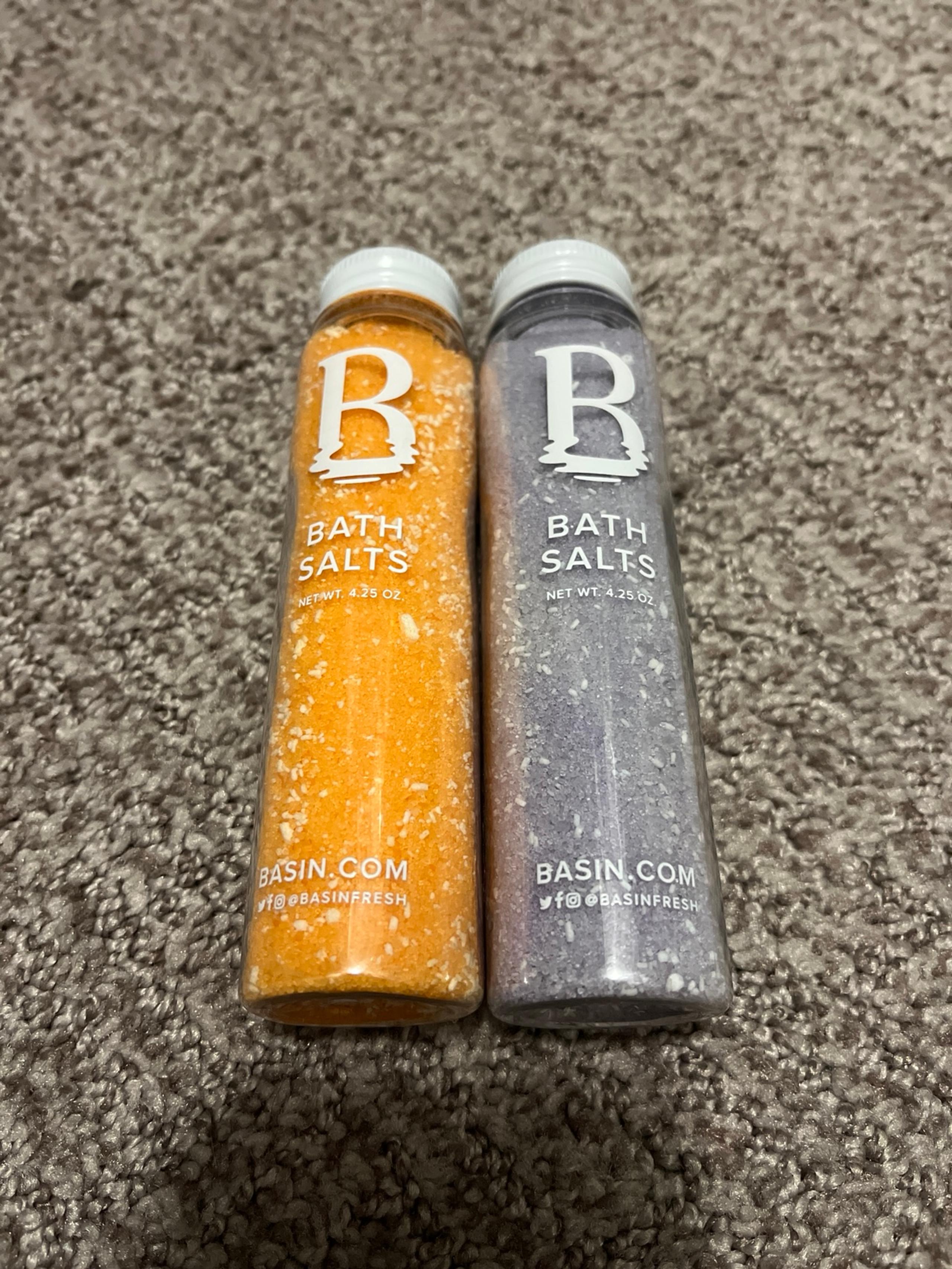 NEW Basin Dead Sea Salt Bath Salts (Satsuma + Wishes) Bundle