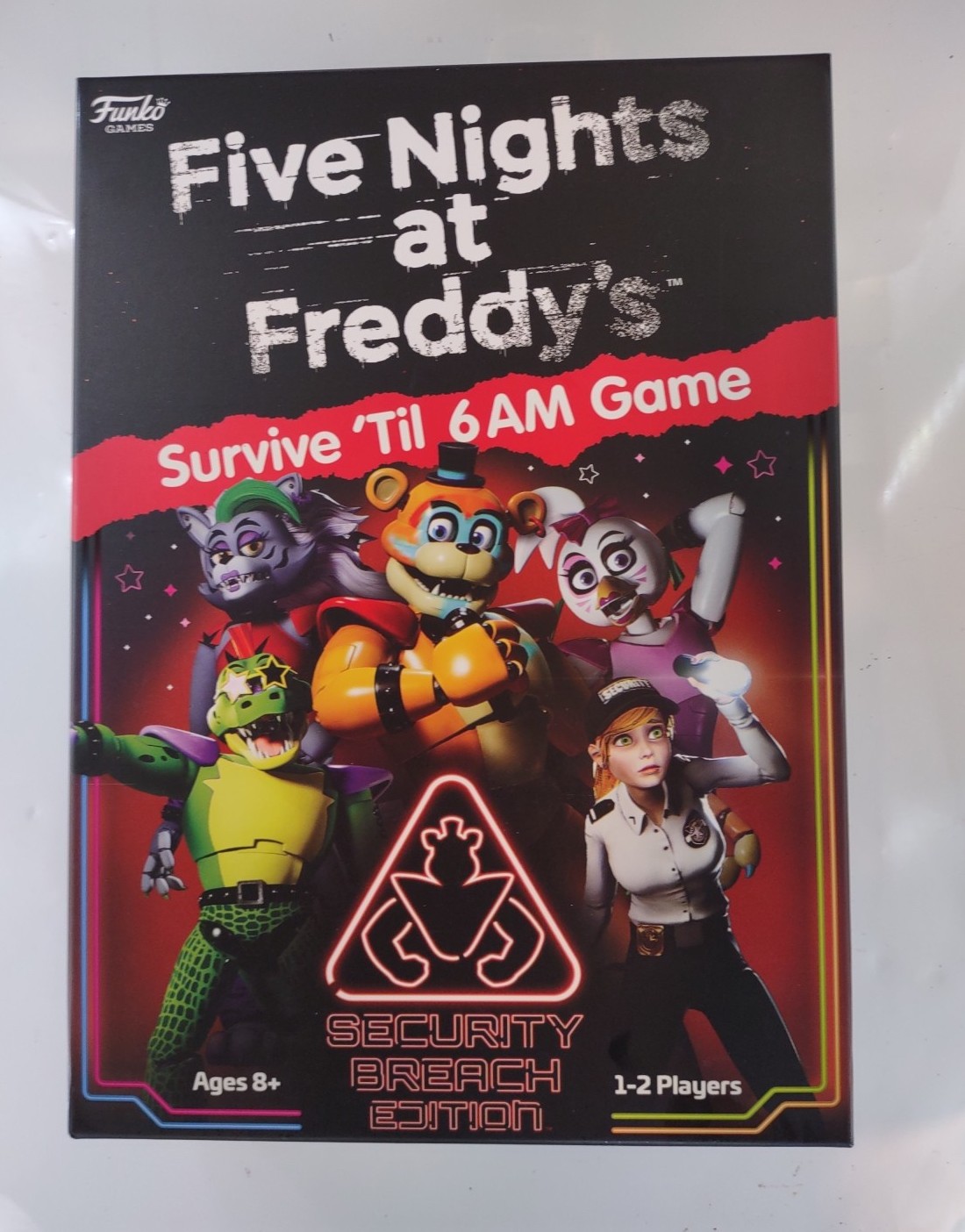 FUNKO Five Nights at Freddy, Survive 'Till 6AM SB Game For Ages 8+ (New Sealed)