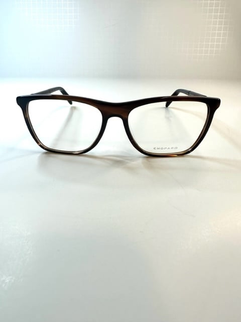 Chopard VCH 257 06YH Carbon Fiber Eyeglasses New Authentic