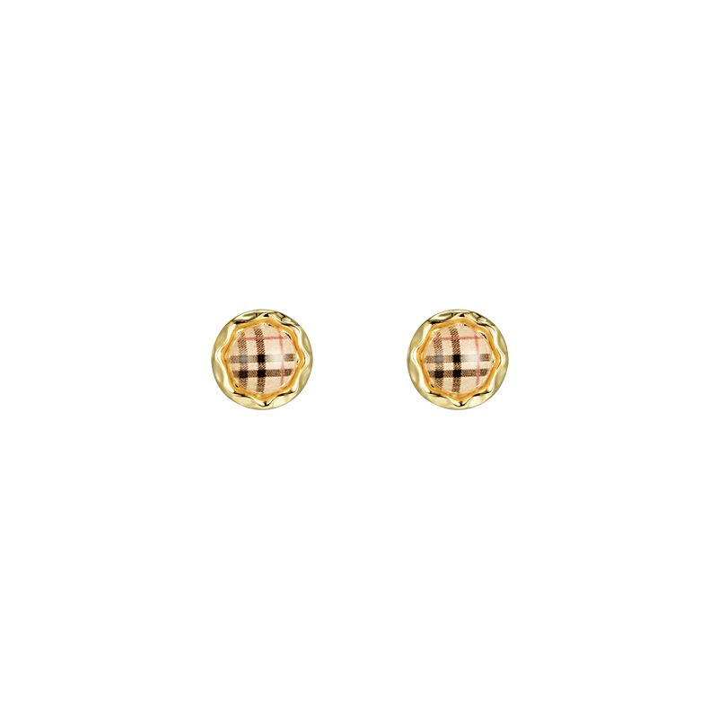 Boucles d'oreilles style collège rétro français 2022 nouvelle marée boucles d'or