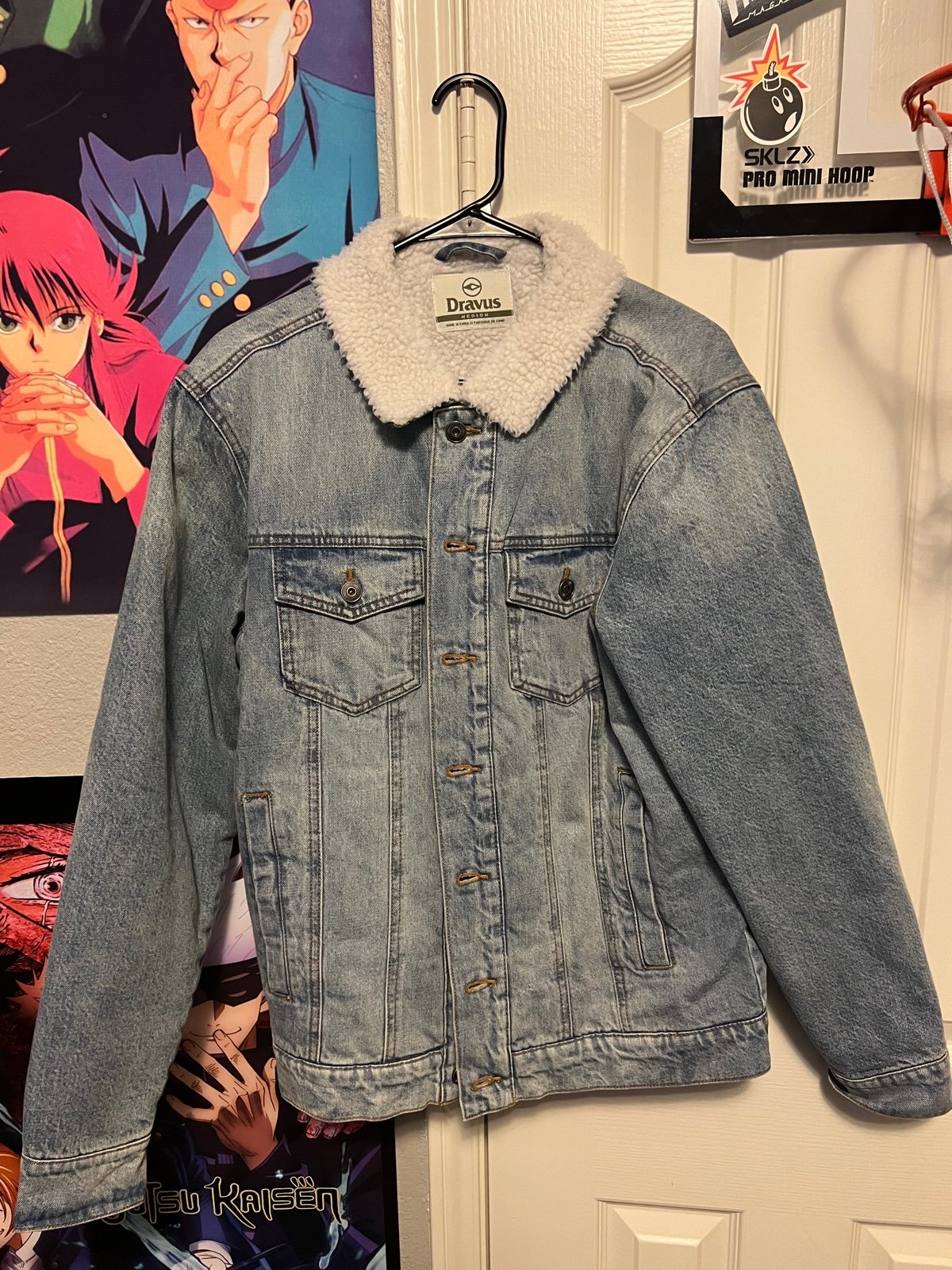 Sherpa denim jacket