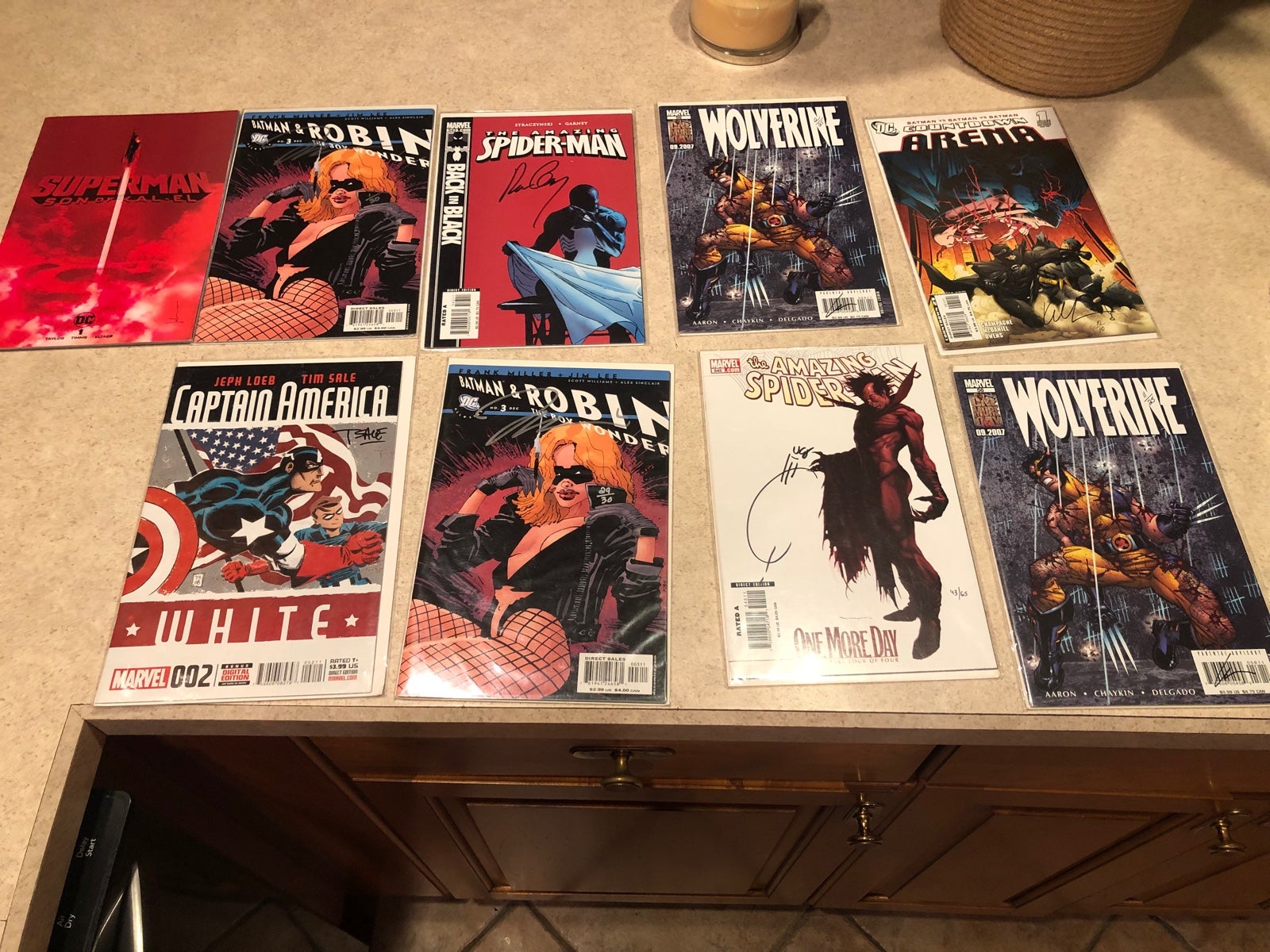Comic book lot Signed w/ CoA