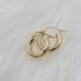 14k Gold mini thick Hoop earrings