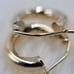 14k Gold mini thick Hoop earrings