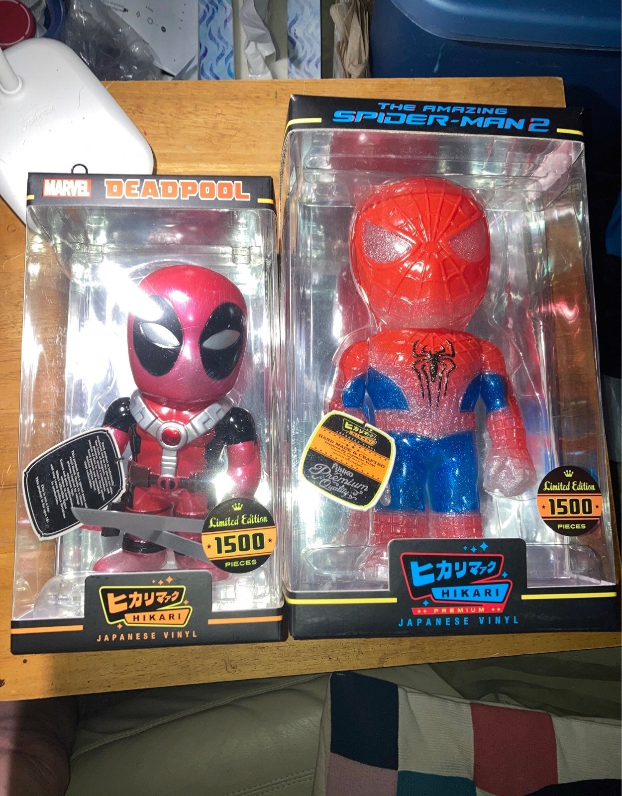 Funko Hikari Deadpool, Spider-man