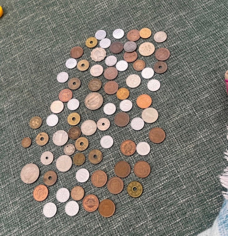 Mixed Lot of Circulated Coins from Hong Kong China Old Vintage