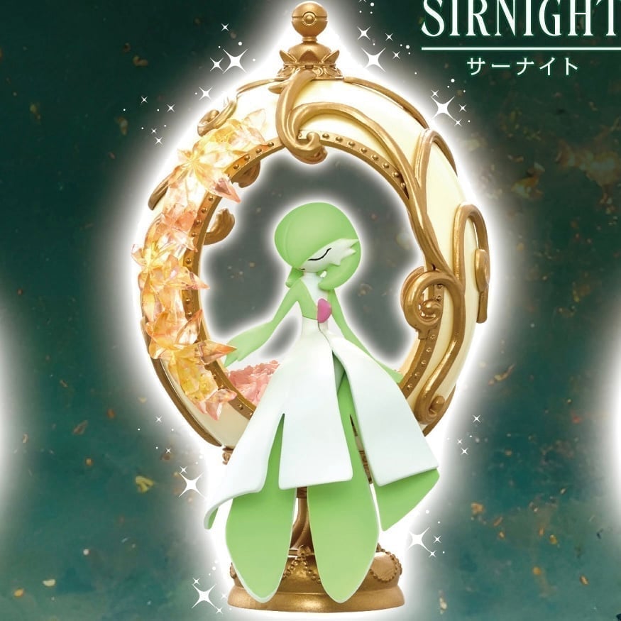 Gardevoir Pokémon pokeball OVALTIQUE collectible figure toy re-ment