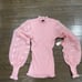 Almost famous pink knitted ballon sleeve aweater