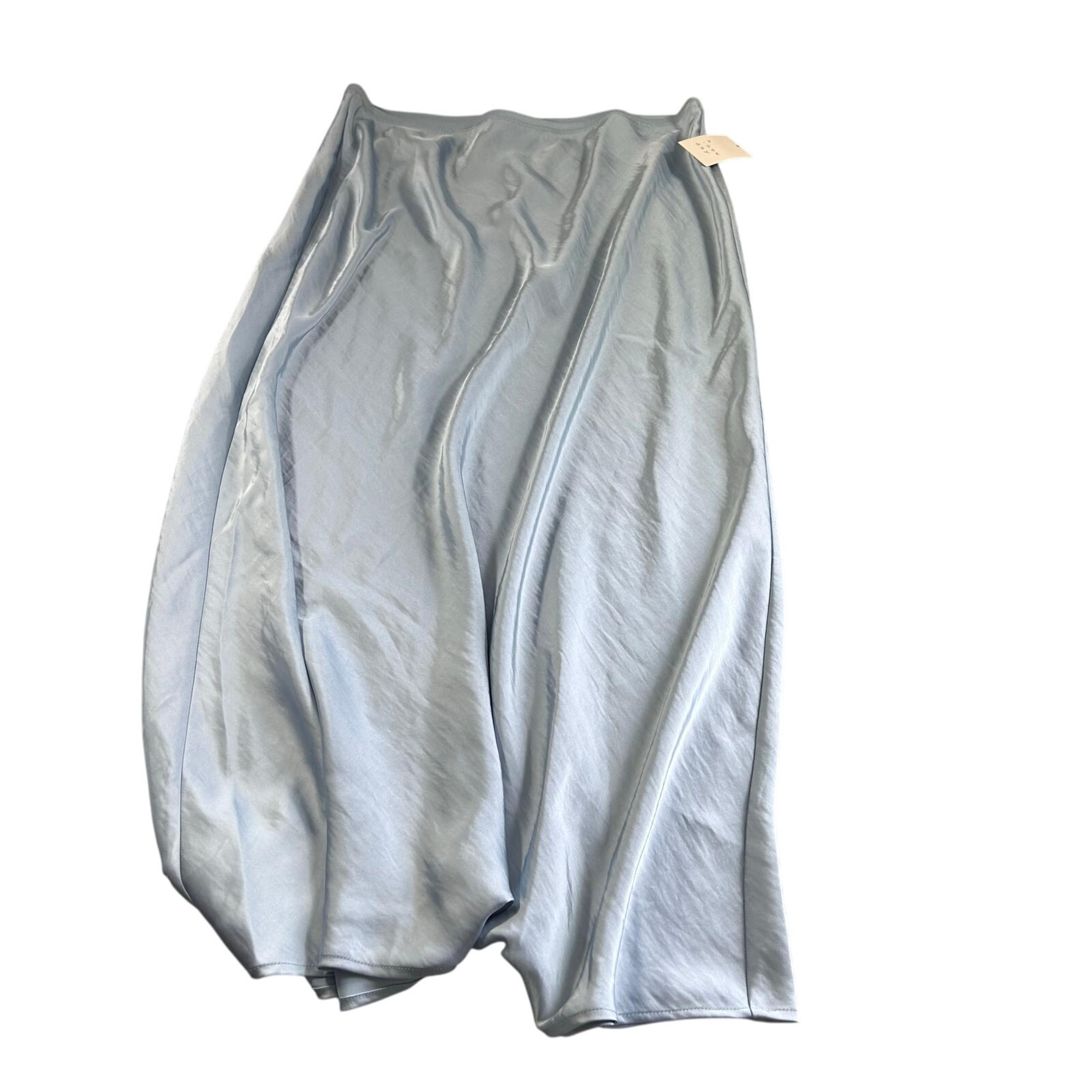 A new day women's Maxi slip skirt light blue size XL NWT