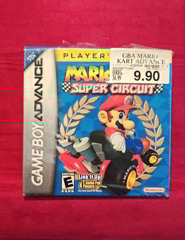 Mario Kart Super Circuit Player's Choice GBA CIB