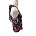 Haute Hippie Free Love Dark Blue Floral print scarf tie halter tank top S