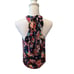 Haute Hippie Free Love Dark Blue Floral print scarf tie halter tank top S