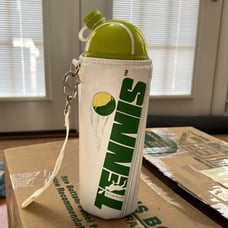 Tennis lover’s court water bottle
