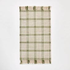 Studio McGee 2'1 ×3'2 Indoor/Outdoor Plaid Accent Rug Green