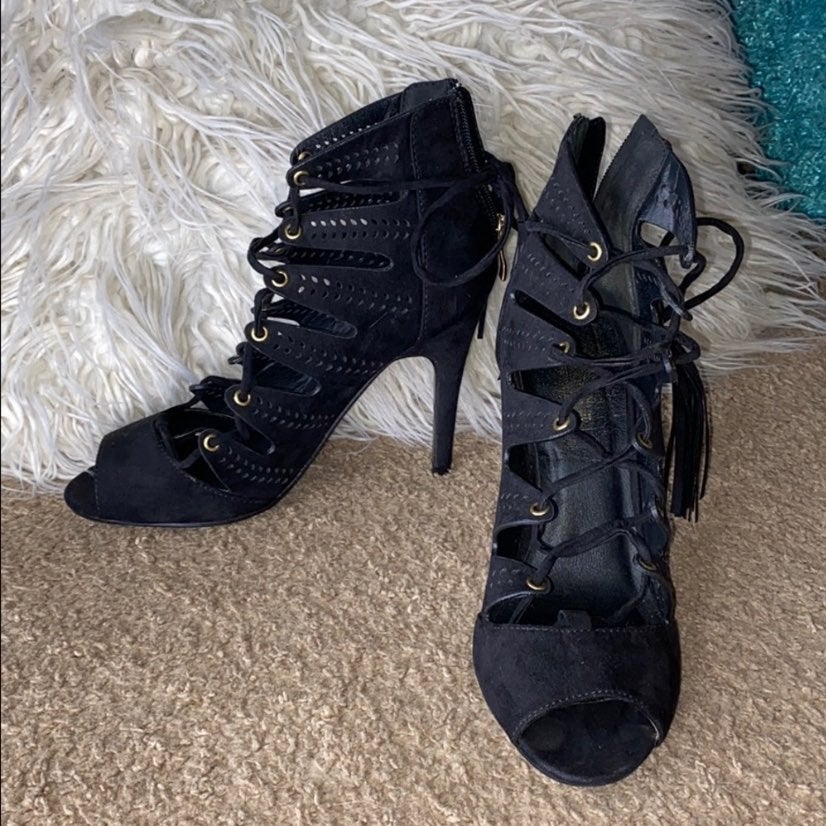 Lace up heels
