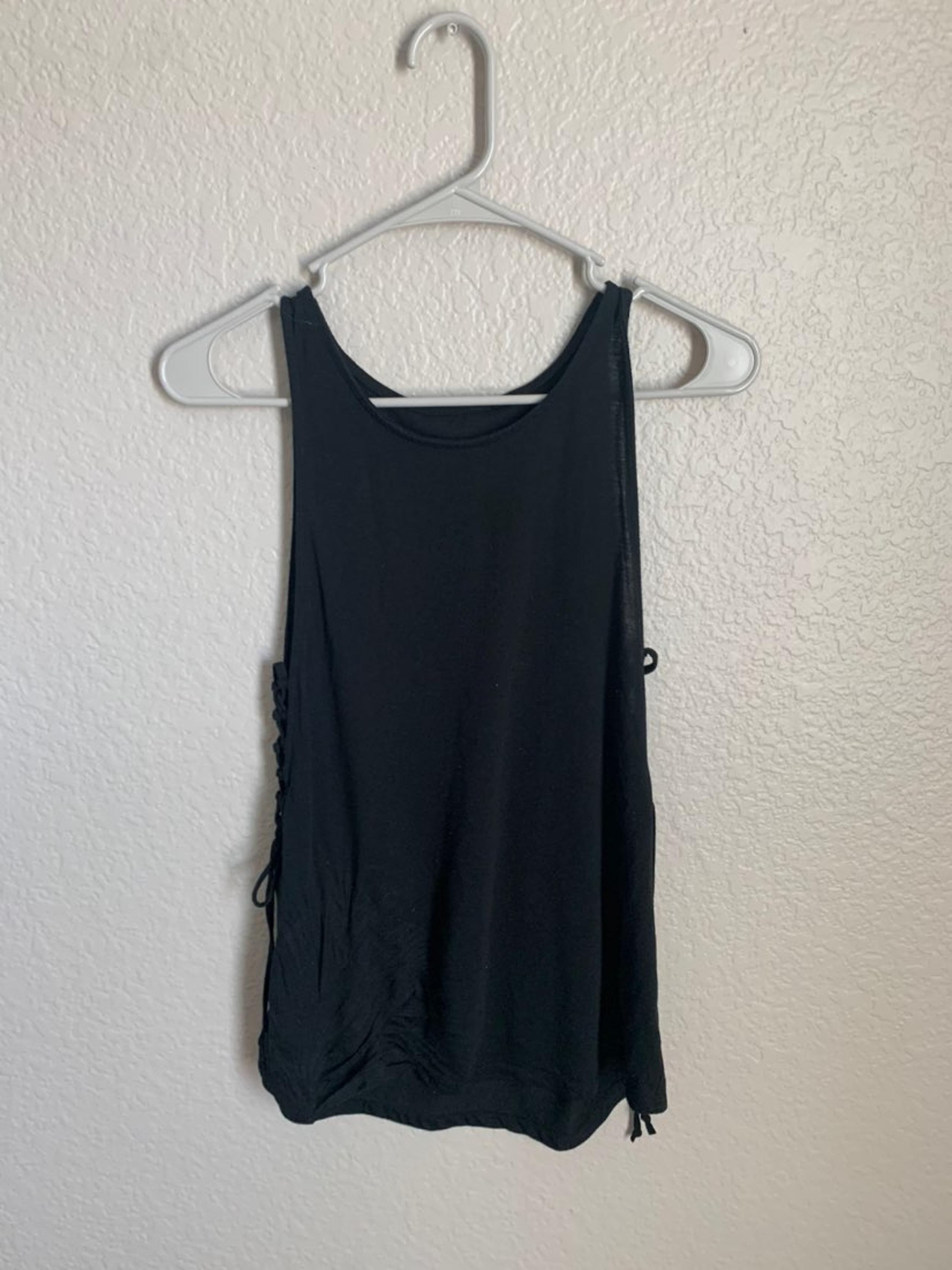 Black tank top
