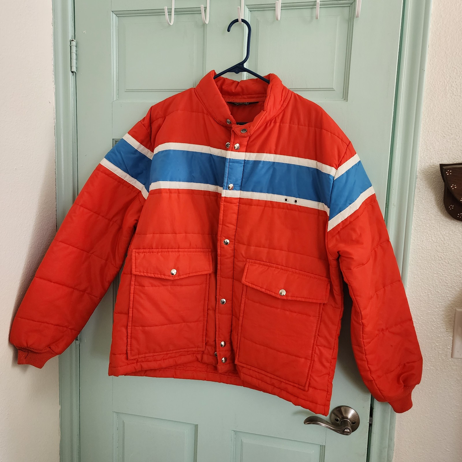 Vintage weather resistant warm jacket mens large
