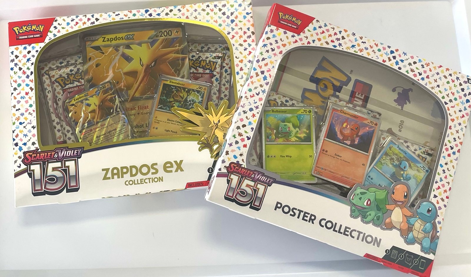 Pokemon 151 Zapdos Box BUNDLE