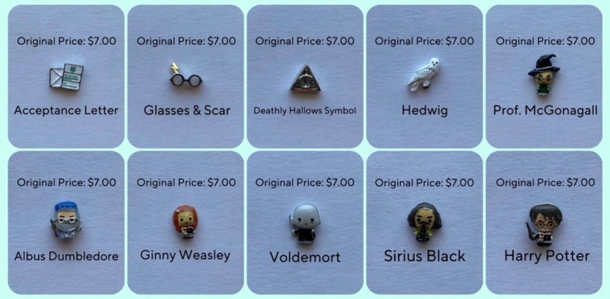 Origami Owl Harry Potter Charms, Locket, & Accessories