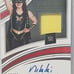 Wyatt Sicks Nikki Ash Cross Auto /99 EVENT USED Worn Immaculate Relic Patch WWE