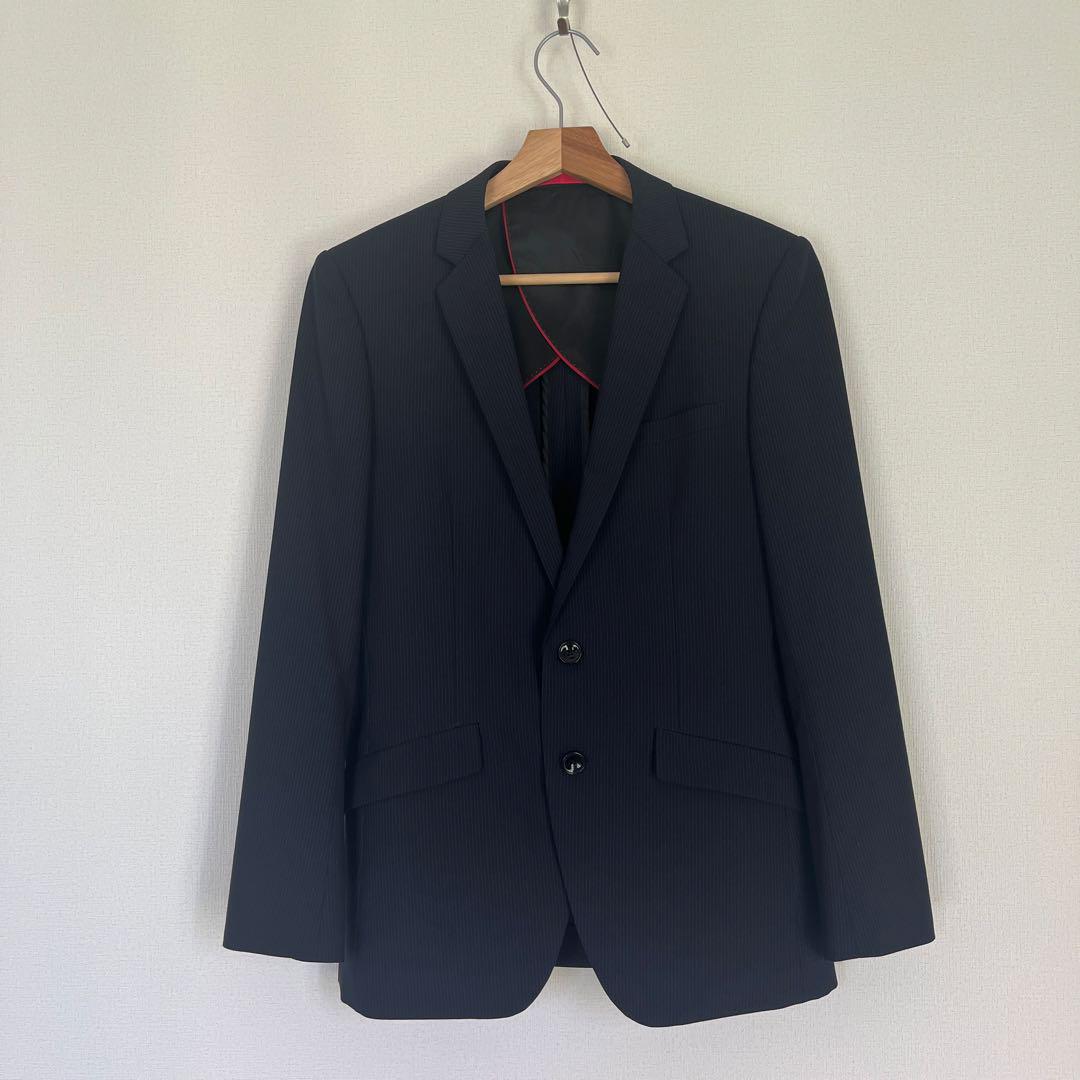Respect Nero Platinum Men's Suit Set-up Stripe