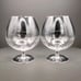 Set Of 2 Marquis By WATERFORD Vintage Brandy Snifter Crystal Glass 32oz ONE CHIP