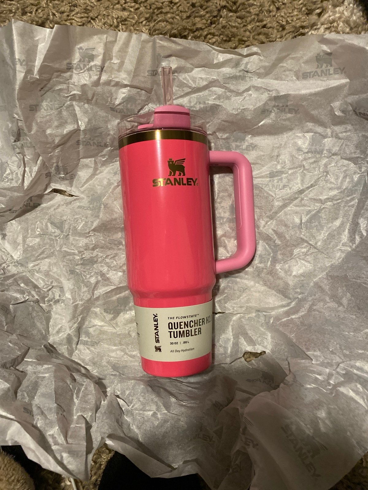 STANLEY PINK PARADE THE QUENCHER H2.0 FLOWSTATE™ TUMBLER | 30 OZ