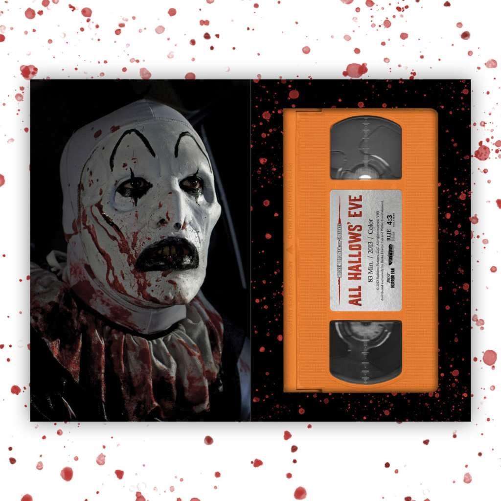 All Hallows Eve VHS big box orange tape NEW terrifier 2 3 art the clown 100 made