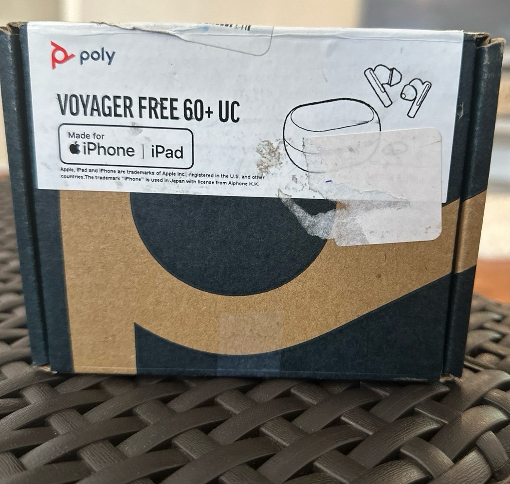 BRAND NEW Poly Voyager Free 60 True Wireless Earbuds