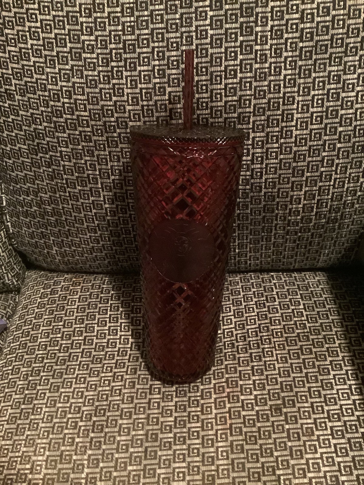 Starbucks holiday 2022 Venti gridded bling plum cup, nwt