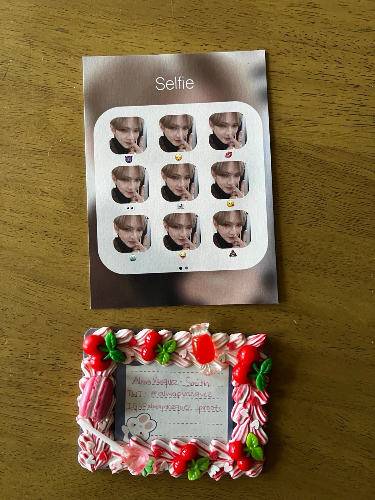 ATEEZ YEOSANG answer broadcast postcard