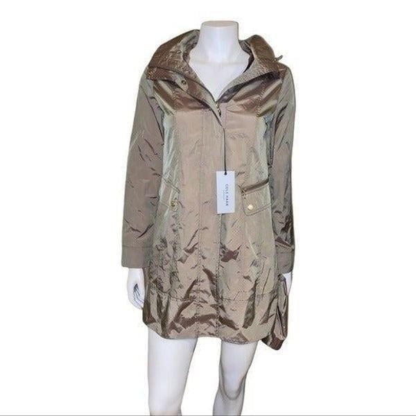 Cole Haan Petite Packable Raincoat Petite Small NWT