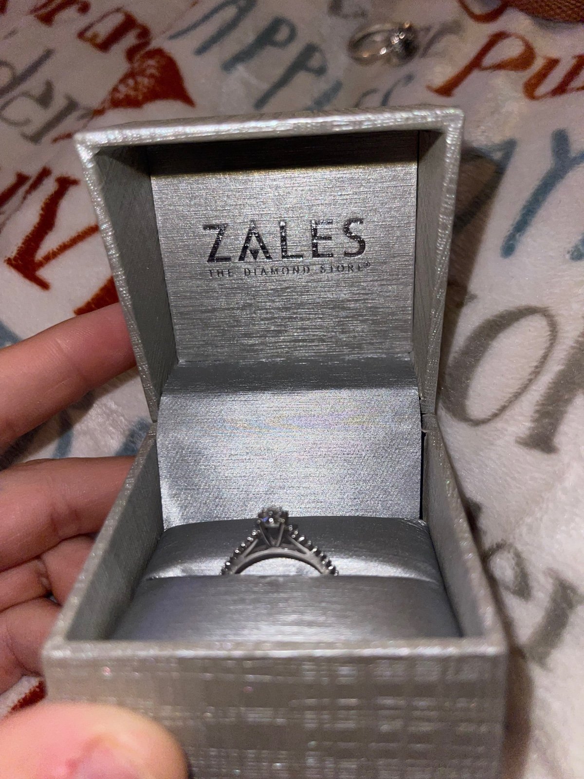 1/5 ct tw diamond promise ring in 10k white gold zales