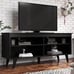 Modern Entertainment Center, Console Table, TV Stand up to 55' (Black)