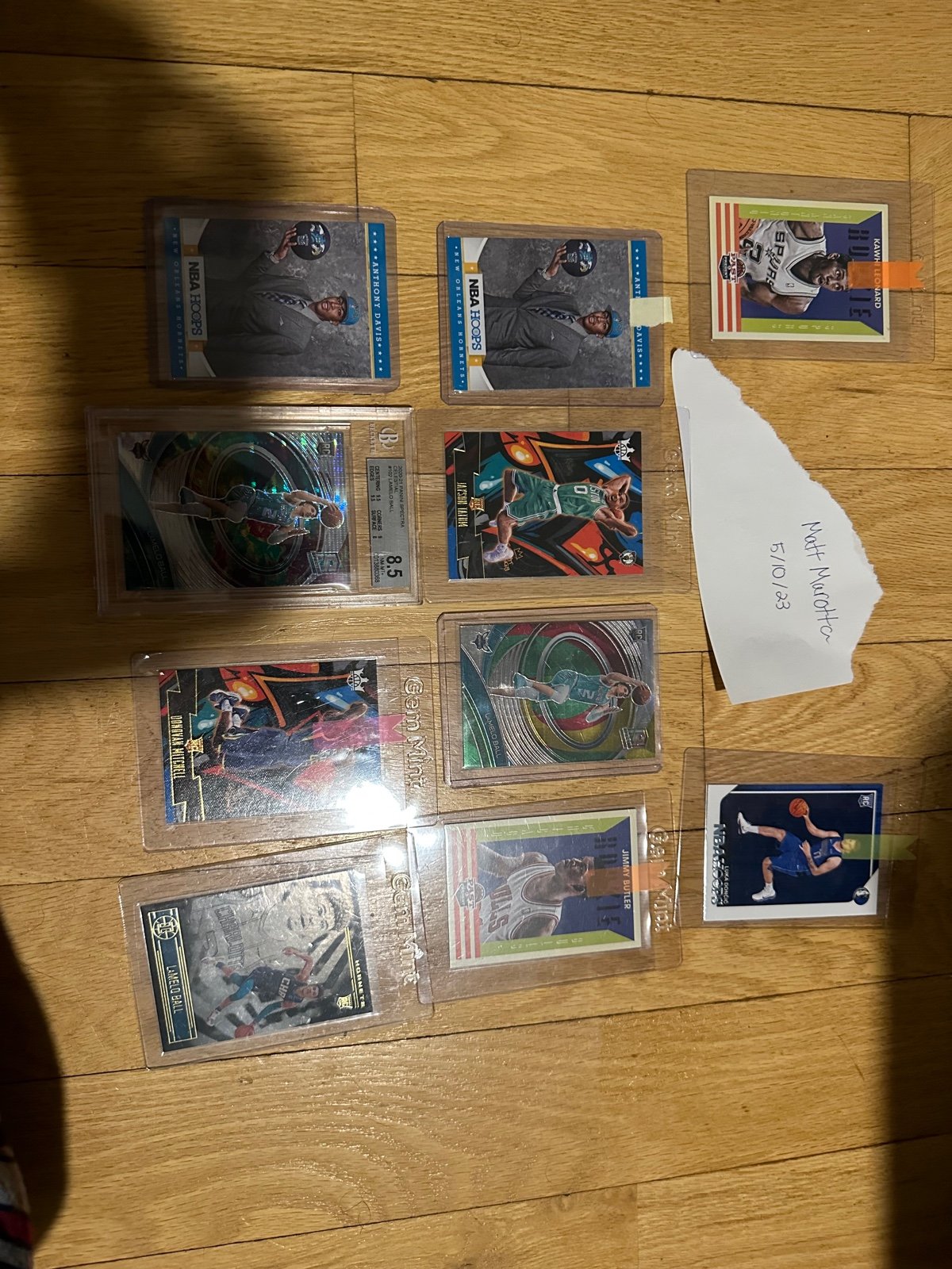 NBA rookie card lot