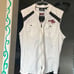 Vtg Genuine Harley-Davidson Woman Sz XL ZipUp Slvless Sewn Shirt