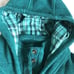 The North Face Jacket Green Plaid Fleece Hoodie Snap T Better Sweater Medium