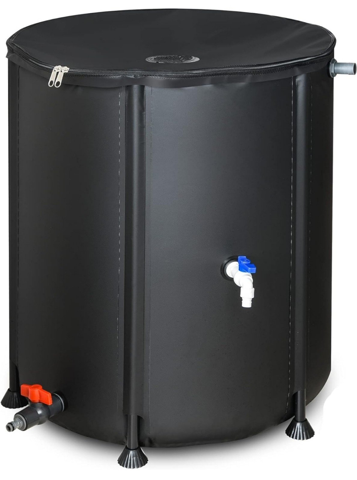 53 Gallon Portable Rain Barrel Water Tank - Collapsible Rainwater Collection