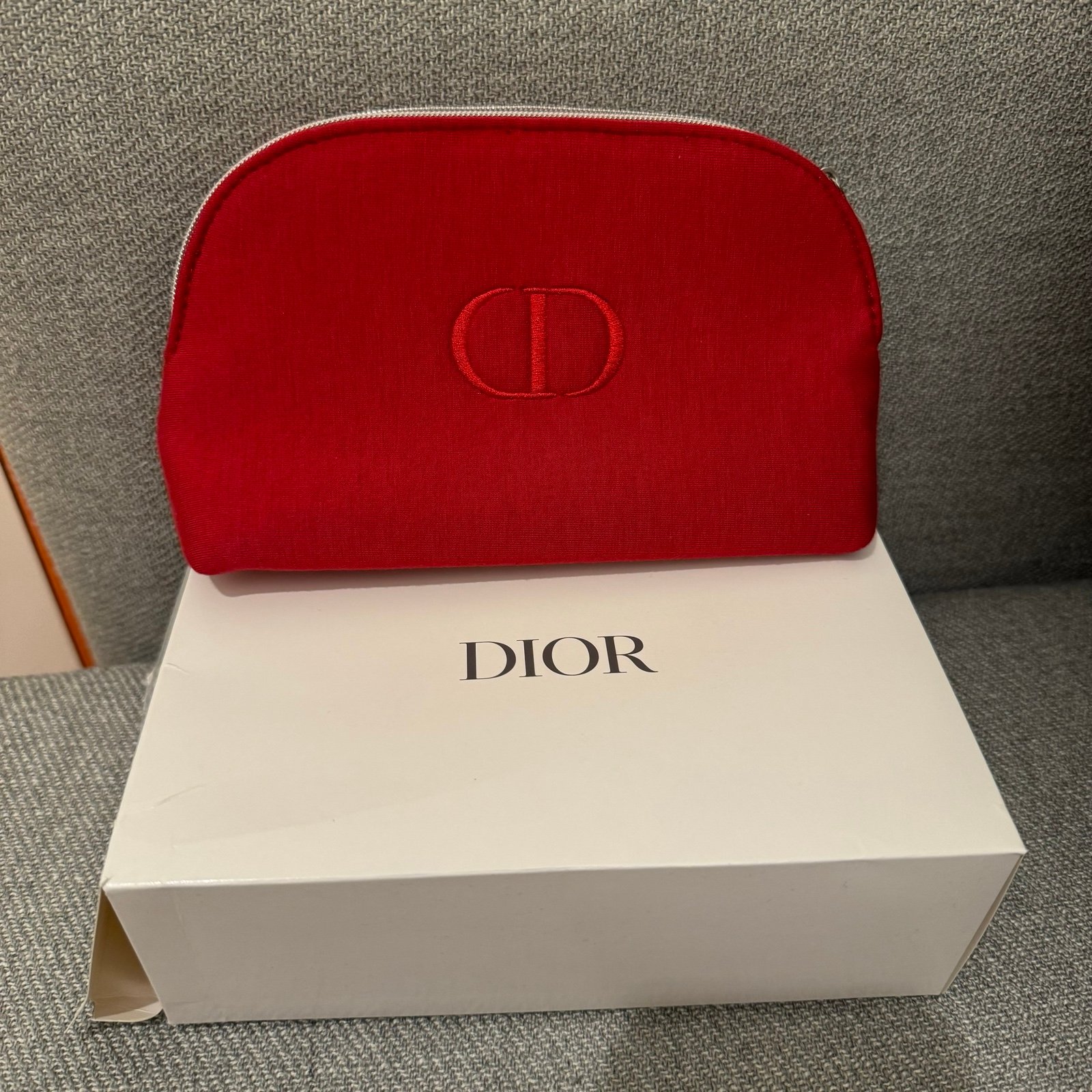 Dior makeup pouch