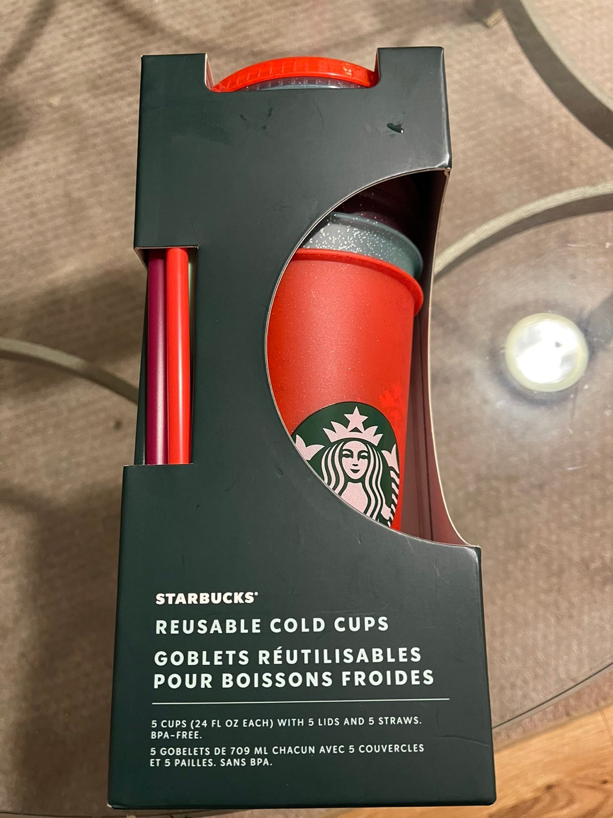 Starbucks cold cups