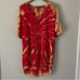 Gypsy 05 100% Silk Tie Dye Tunic or Swim Cover Size Small