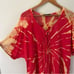 Gypsy 05 100% Silk Tie Dye Tunic or Swim Cover Size Small