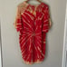 Gypsy 05 100% Silk Tie Dye Tunic or Swim Cover Size Small