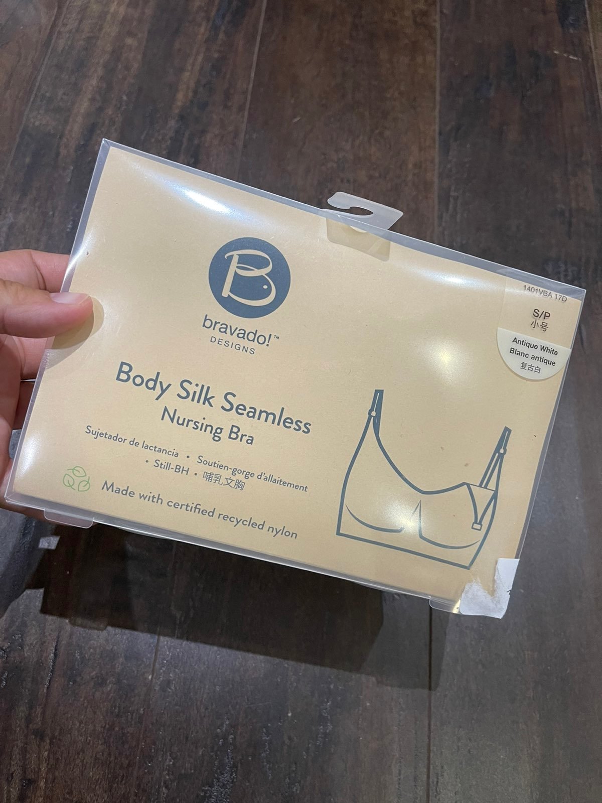 NEW Bravado seamless nursing bra in white - small