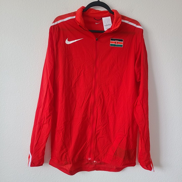 NEW Nike Pro Elite Kenya Team Lightweight Jacket 800585-611 Size S Tall Red NWOT